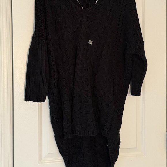 Women's Tunic Sweater, NWT, Express, Black, Large - Picture 2 of 6